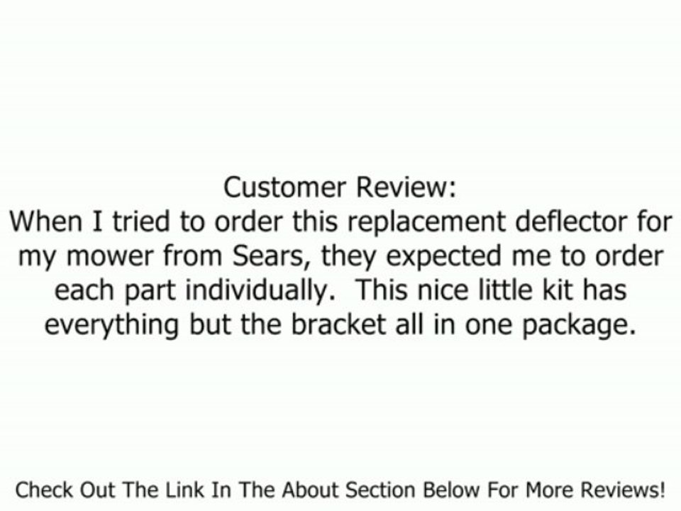 130968 Deflector Shield Kit-Genuine OEM Replacement Part Review