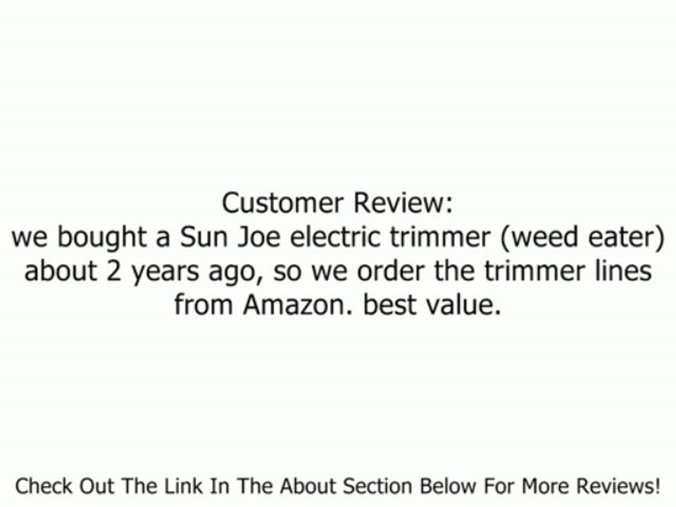 Sun Joe TRJ601R3 3-Pack Of Replacement Trimmer Line Spools For Sun Joe TRJ600C Cordless Trimmer Review