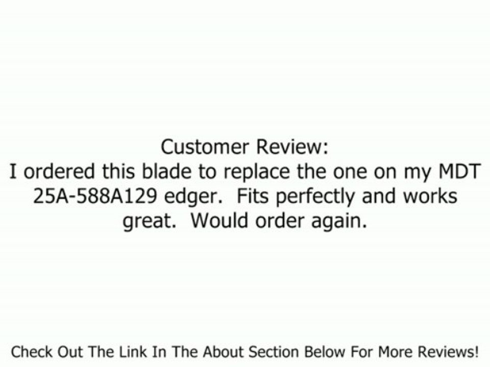 OEM-781-0080 MTD Edger Blade 9-Inch x 2-1/2-Inch Review