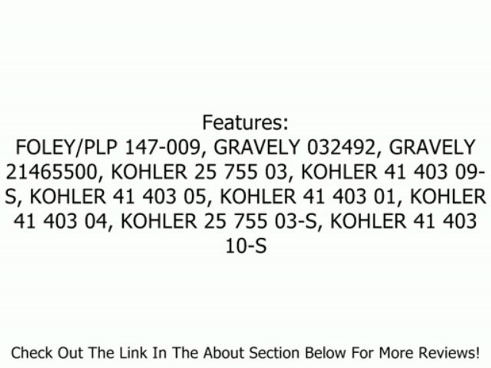 Replacement Voltage Regulator for Kohler # 25 755 03 41 403 01 41 403 04 41 403 05 41 403 09 Review