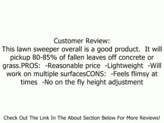 Agri-Fab 45-0218 26-Inch Push Lawn Sweeper Review