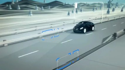 La détection des bords de route avec assistant directionnel Volvo évite les sorties de route