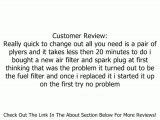 Briggs & Stratton 4105 5-Pack Of 298090S Fuel Filter 150 Micron For Engines without Fuel Pump Review