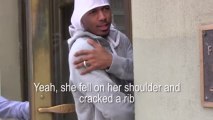 Nick Cannon Talks About Mariah Carey's Shoulder Injury