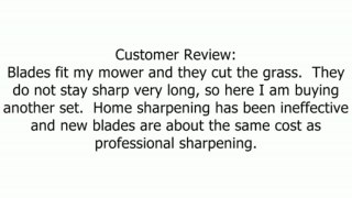 Arnold/Honda 490-100-0034 21-Inch Quadra Cut Mulching Lawn Mower Blade Set Review