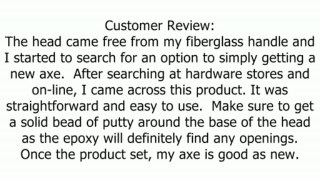 Ames True Temper 3010600 Epoxy Kit for Fiberglass Handles Review