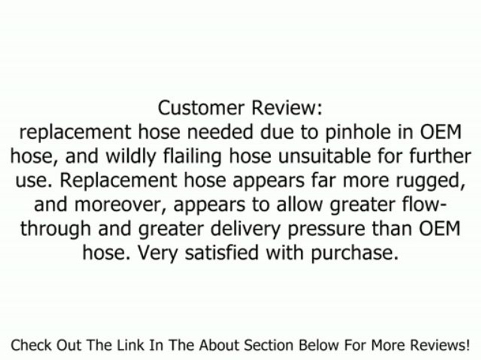 50' Extension / Replacement Heavy Duty Hose, Black - Includes 22mm Adapter Review