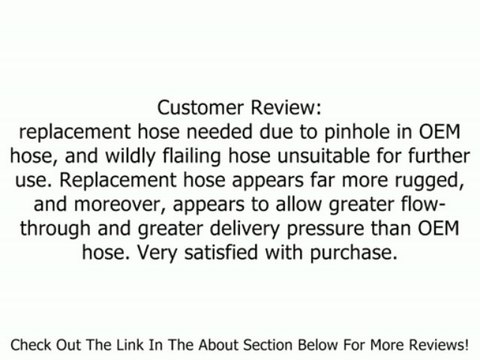 50' Extension / Replacement Heavy Duty Hose, Black - Includes 22mm Adapter Review