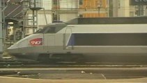 Rame TGV Sud Est à la gare de Lyon Perrache