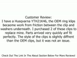 Set of 2. Replacement part for Ring Klip # 12000029, 812000029, Used on Craftsman, Poulan, Husqvarna, Wizard. Review