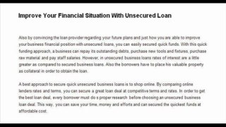 Unsecured Business Loans – A Quick Approach To Successful Business