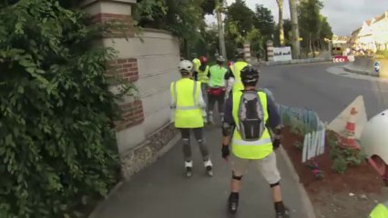 Balade en roller dans Ozoir le 4 juillet 2013