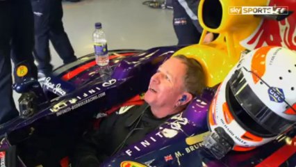 Sky Sports F1: Brundle's RB7 Challenge
