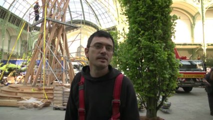 Ghislain André "La Cabane Perchée" ❀ Itw L'Art du Jardin 2013 au Grand Palais