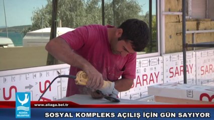 ALİAĞA BELEDİYESİ ÇOK AMAÇLI SOSYAL KOMPLEKS TAMAMLANIYOR