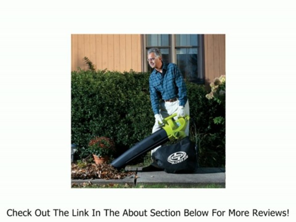 Sun Joe SBJ604E Blower Joe Electric Blower, Vacuum and Leaf Shredder Review