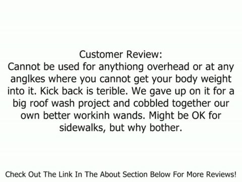 Hyde 28440 40-Inch Pivot Nozzle Universal Pressure Washer Wand Review