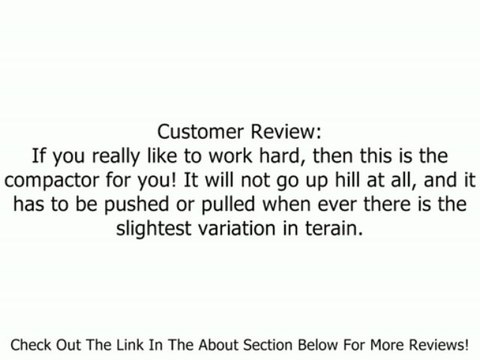 Powerland PDZ2045 25-inch x 18-inch 6.5 HP OHV Gas Powered Landscaping Plate Compactor Review