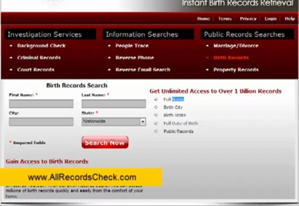 How to Do INSTANT Birth & Death Records Search Online