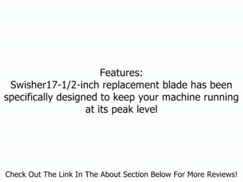 Swisher 17.5-Inch Blade - Fits ZT2350 5059 Review