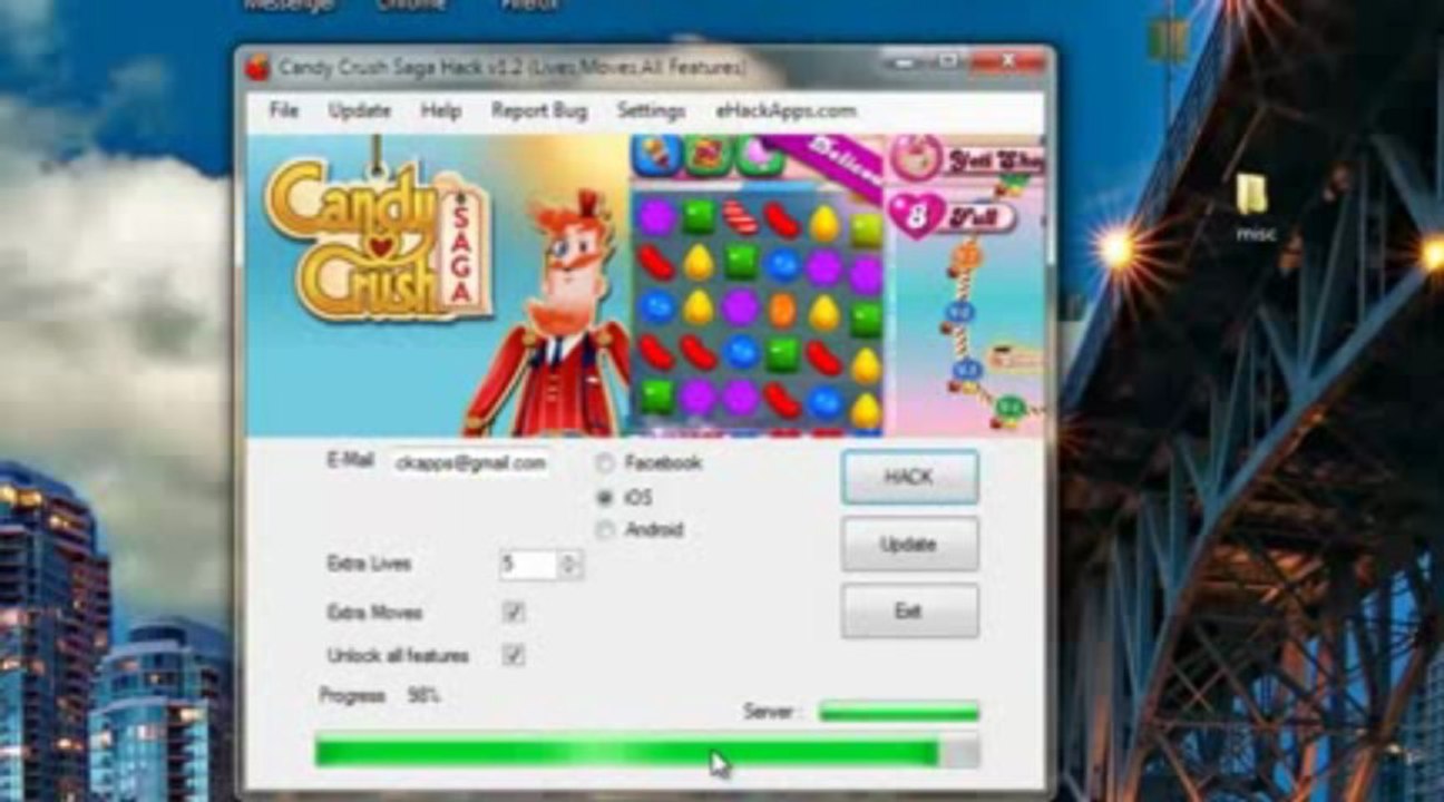 Candy Crush Saga Hack - Candy Crush Saga Cheat Lives and Moves [ 2013]