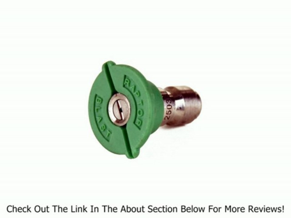 Raptor Blast 4pc Stainless Steel Quick Connect Nozzle Kit 3.0-6.0 Review