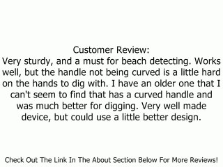 Deluxe Hand Held Sand Scoop for use with metal detector Review
