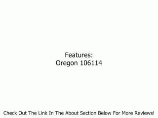 Oregon 106114 Consumer Spur Sprocket Review