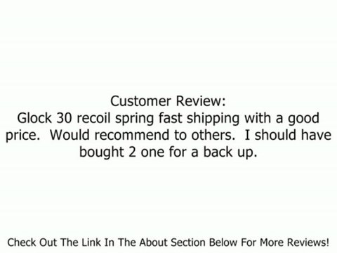 Glock Factory OEM Part Recoil Spring Assembly G29 G30 G36 SF SP08063 Review