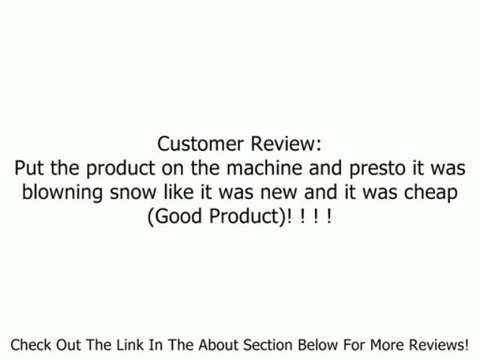 Snowthrower Scraper Bar MTD/731-1033 Review