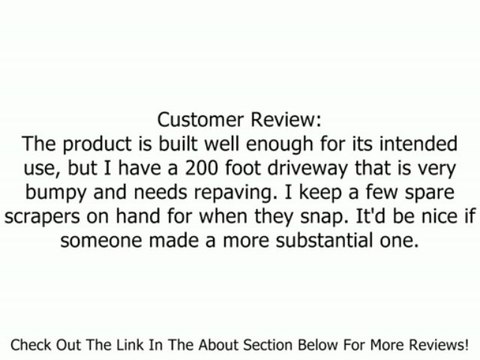 Scraper Bar for Honda Snow Thrower # 76322-v10-010 6672448 Review