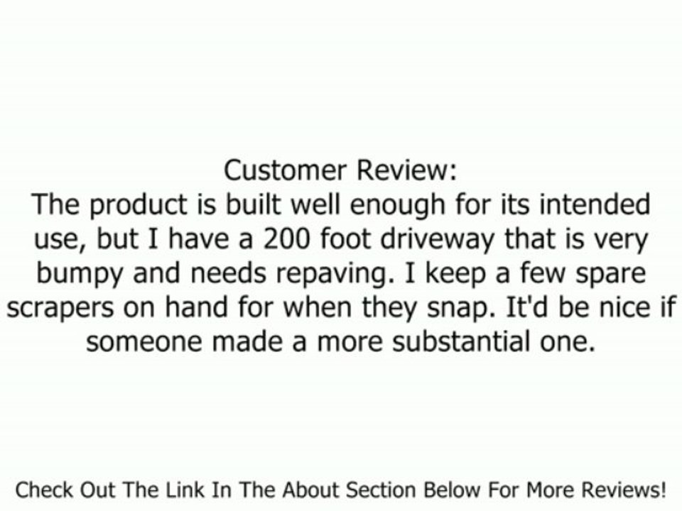 Scraper Bar for Honda Snow Thrower # 76322-v10-010 6672448 Review