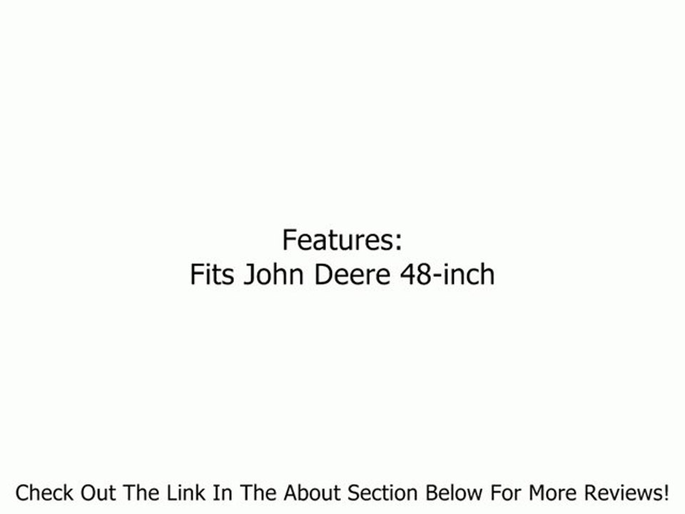 Oregon Gator Mulcher 3-N-1 With Fusion Lawn Mower Blade For John Deere 48-Inch GX21784 518241 Review