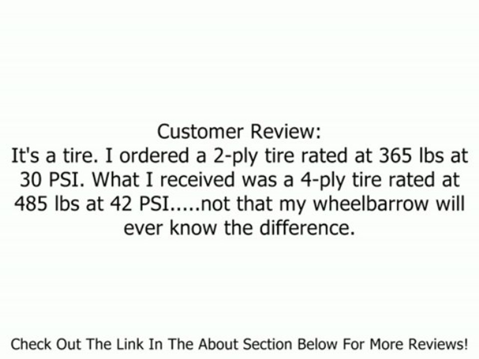 Oregon 58-012 480/400-8 Wheelbarrow Rib Tread Tubeless Tire 2-Ply Review