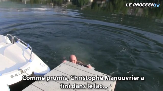 Les Olympiens jettent Manouvrier à l'eau !