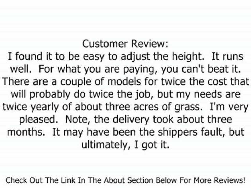 Swisher WB11524 Predator 24-Inch 11.5 HP Gas Self-Propelled Brush Cutter Review