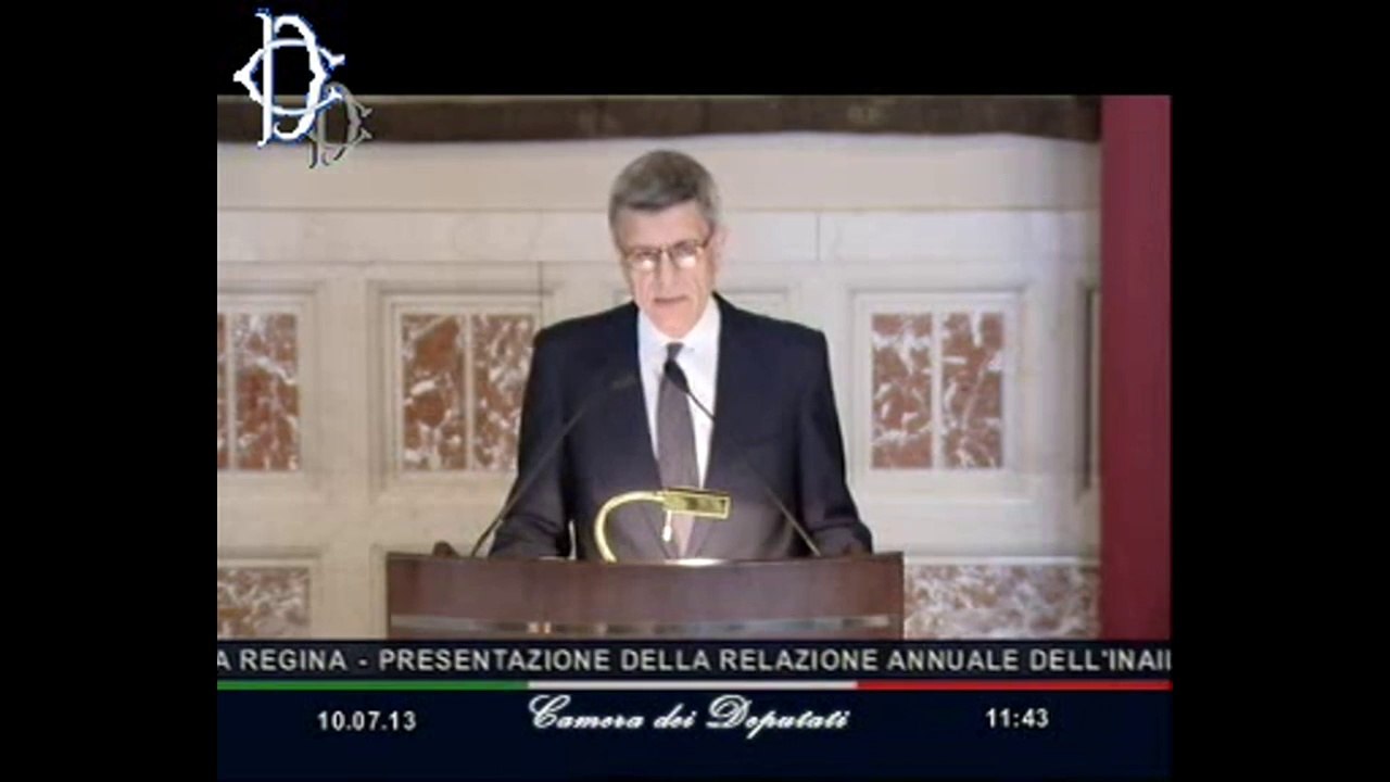 Roma - Rapporto annuale 2012 Inail (10.07.13)