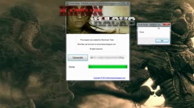 TOMB RAIDER SURVIVAL EDITION Key Generator Activation code 2013