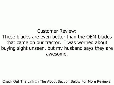 Oregon Gator Mulcher 3-N-1 Hi-Lift Blade For 46-Inch Scotts (John Deere) Lawn Mowers 96-394 Review