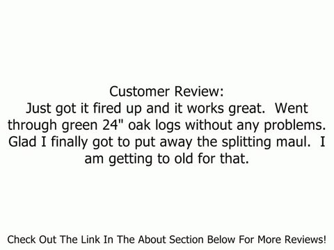 Troy-Bilt LS33 240cc Honda OHC/OHV Gas Powered 33-Ton Log Splitter Review