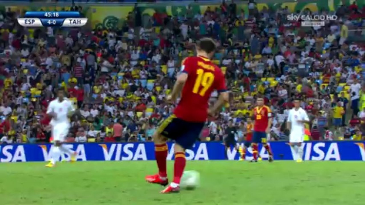 David Silva vs Tahiti Confederations Cup 2013 HD