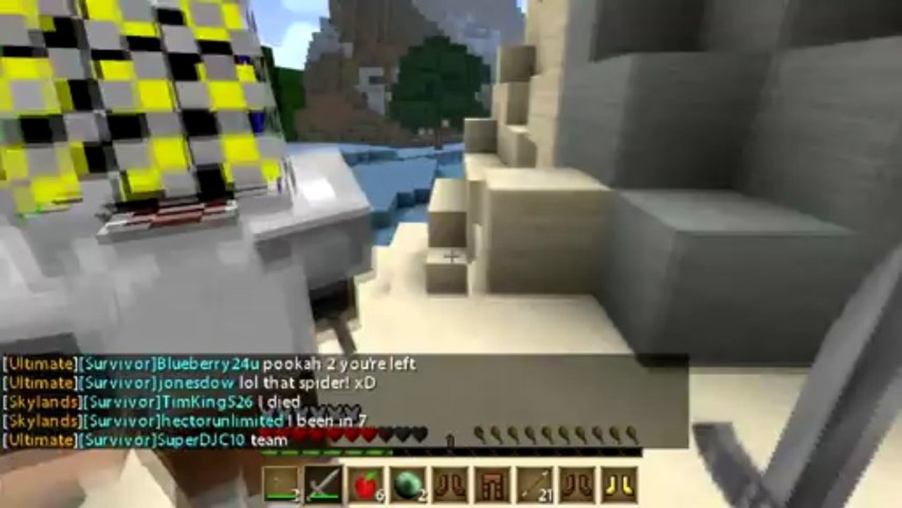 Minecraft Hunger Games: "Fortunate Circumstances" (w/ a Friend!)