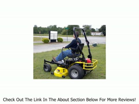 Stanley 62ZS 31 HP Commercial-Duty Kawasaki V-Twin FX850V Zero Turn Riding Lawn Mower with Roll bar, 62-Inch Review