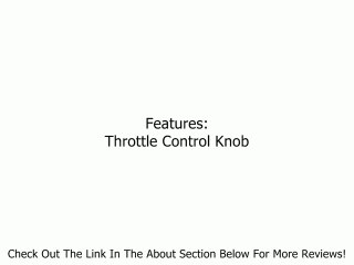Throttle Control Knob TROY BILT/731-0108 Review