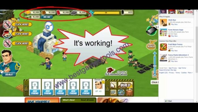 !2013! Social Wars Hack Download! Free cash gold wood oil steal!