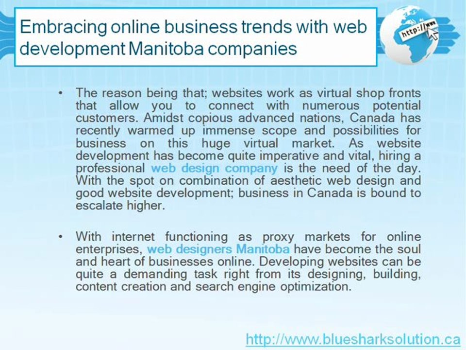 Web design company, web designers Manitoba, ecommerce website design Winnipeg