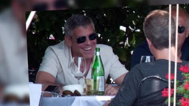 George Clooney Looks Happy in First Sighting Since Stacy Keibler Split