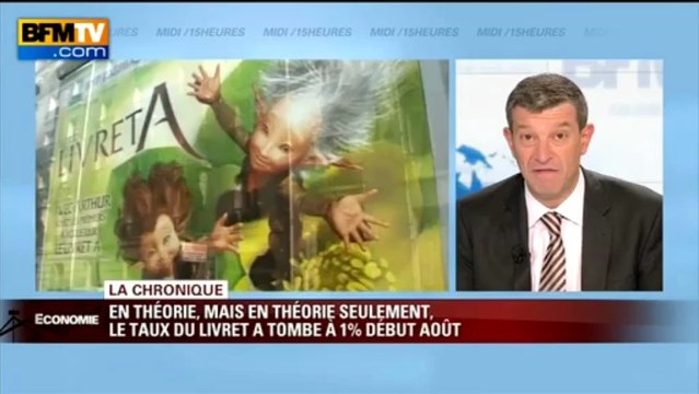 Chronique éco de Nicolas Doze: le taux du livret A risque de tomber à 1% - 11/07