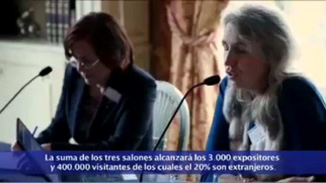 BATIMAT 2013 : press conference at the French embassy in Madrid