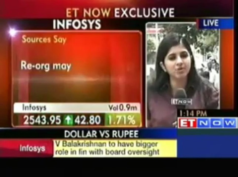 Balakrishnan May Return to Finance Role at Infosys